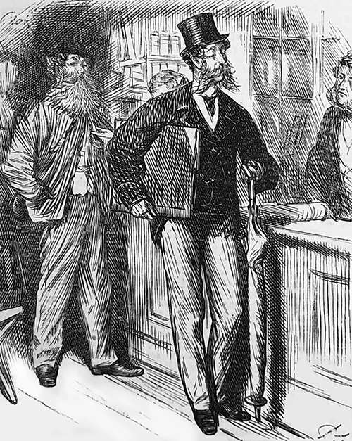 Shady Lady Businessman Sketch