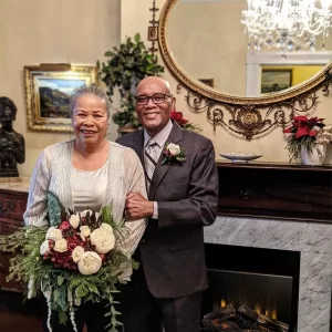 Happy couple at private event at The Richard Johnston Inn